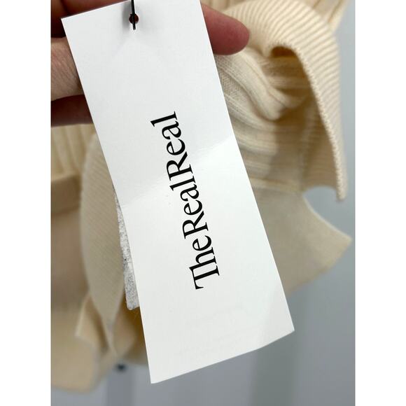 Loro Piana Women's Cashmere Button Down Patch‎ Pocket Preppy Sweater Vest - Picture 10 of 10